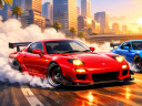 Two RX7 Drifters